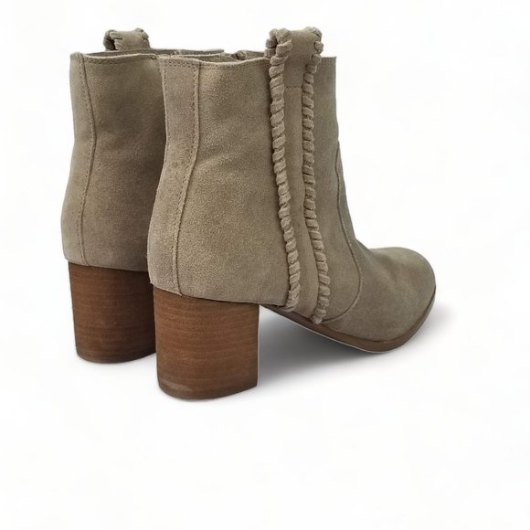 Coconuts By Matisse Trina Suede Ankle Booties Womens Size 8.5 - Picture 3 of 10